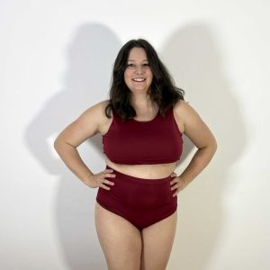 Meniko Poledancekleidung Pole-Höschen Manes highwaist rot XXL vorne