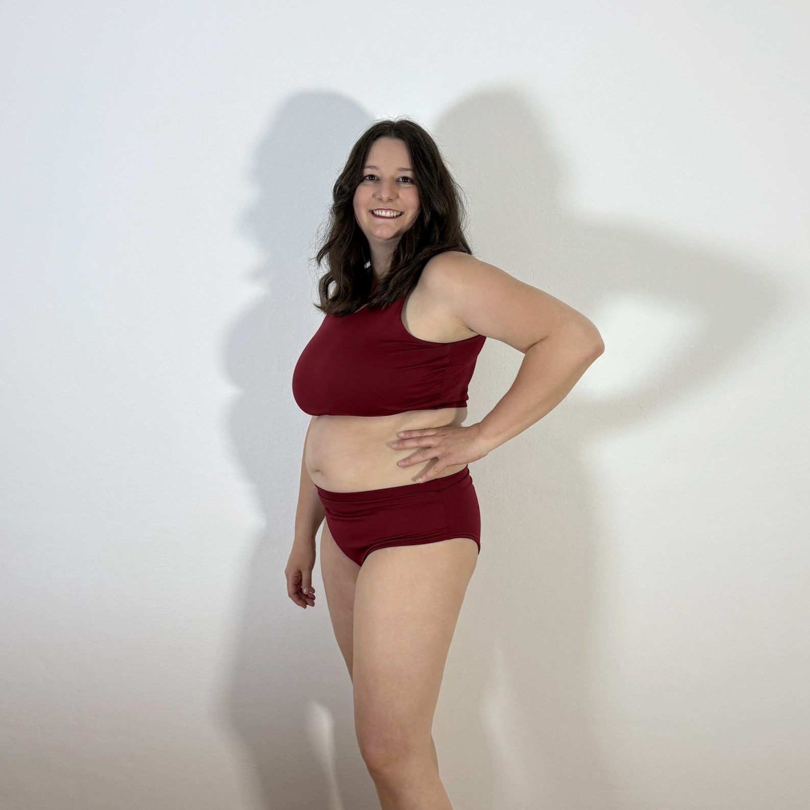Meniko Poledancekleidung Pole-Höschen Manes lowwaist rot XXL seitlich