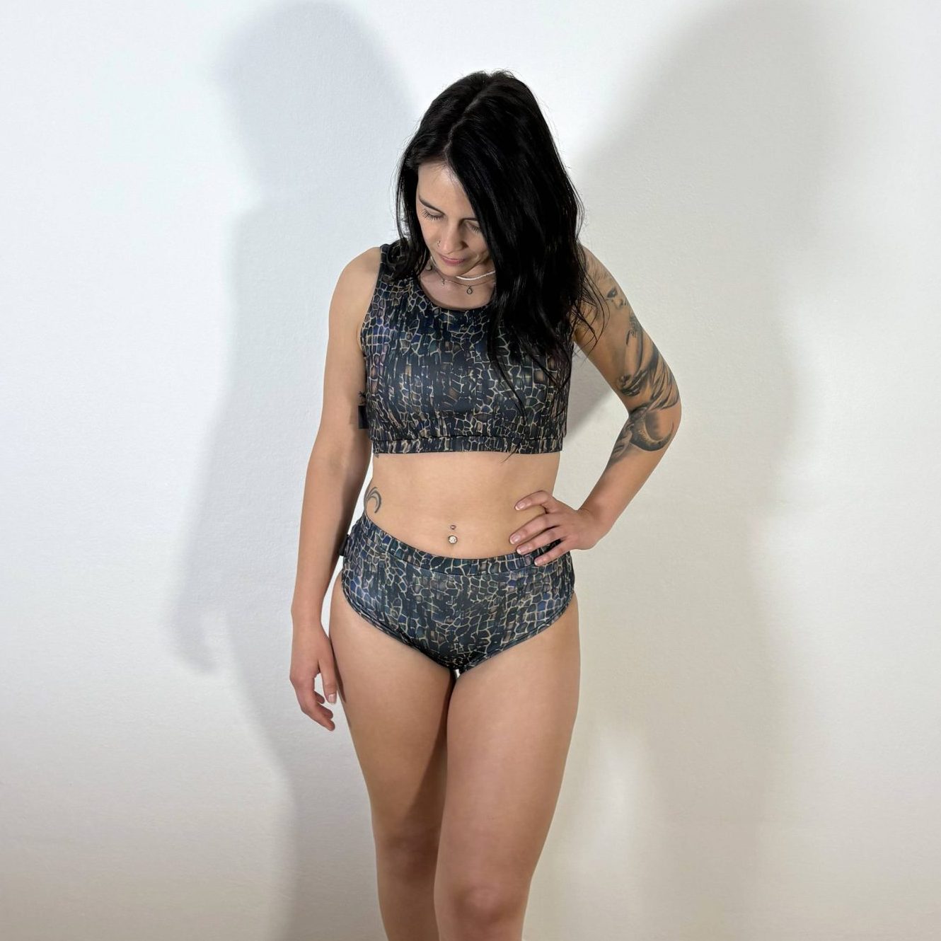 Meniko Poledancekleidung Pole-Höschen Manes lowwaist schlange S vorne