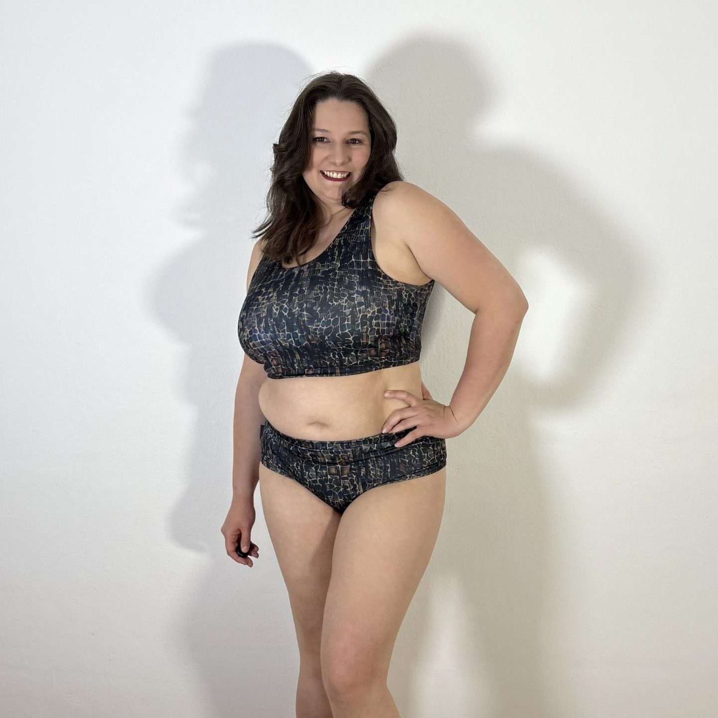 Meniko Poledancekleidung Pole-Höschen Manes lowwaist schlange XXL vorne