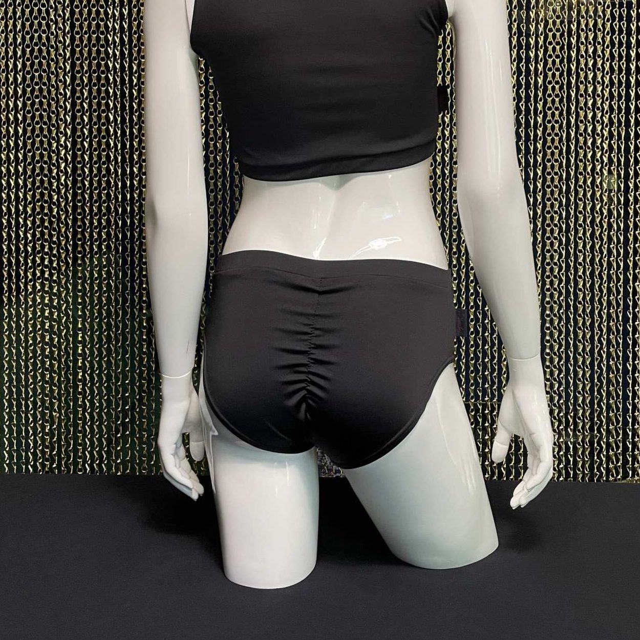 Meniko Poledancekleidung Pole-Höschen Manes lowwaist schwarz S hinten 2