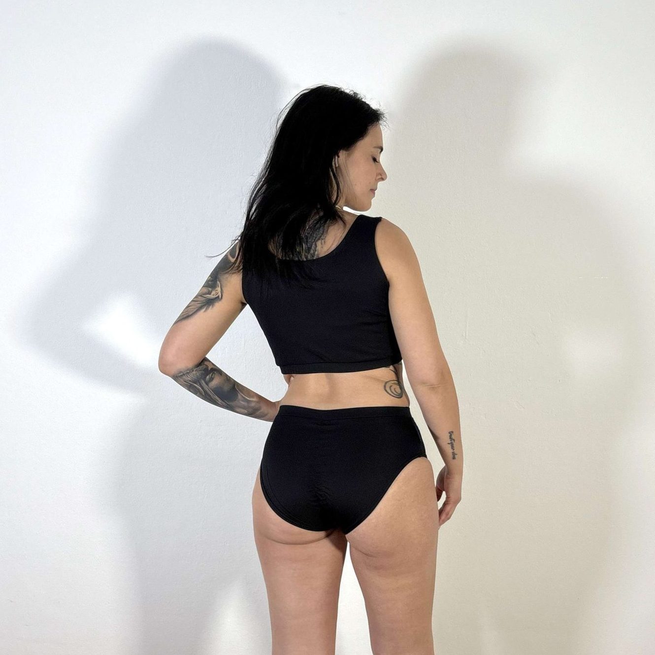 Meniko Poledancekleidung Pole-Höschen Manes lowwaist schwarz S hinten