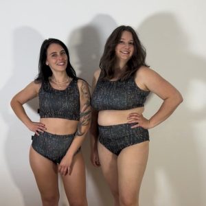 Meniko Poledancekleidung Pole-Höschen Manes midwaist schlange S und XXL vorne