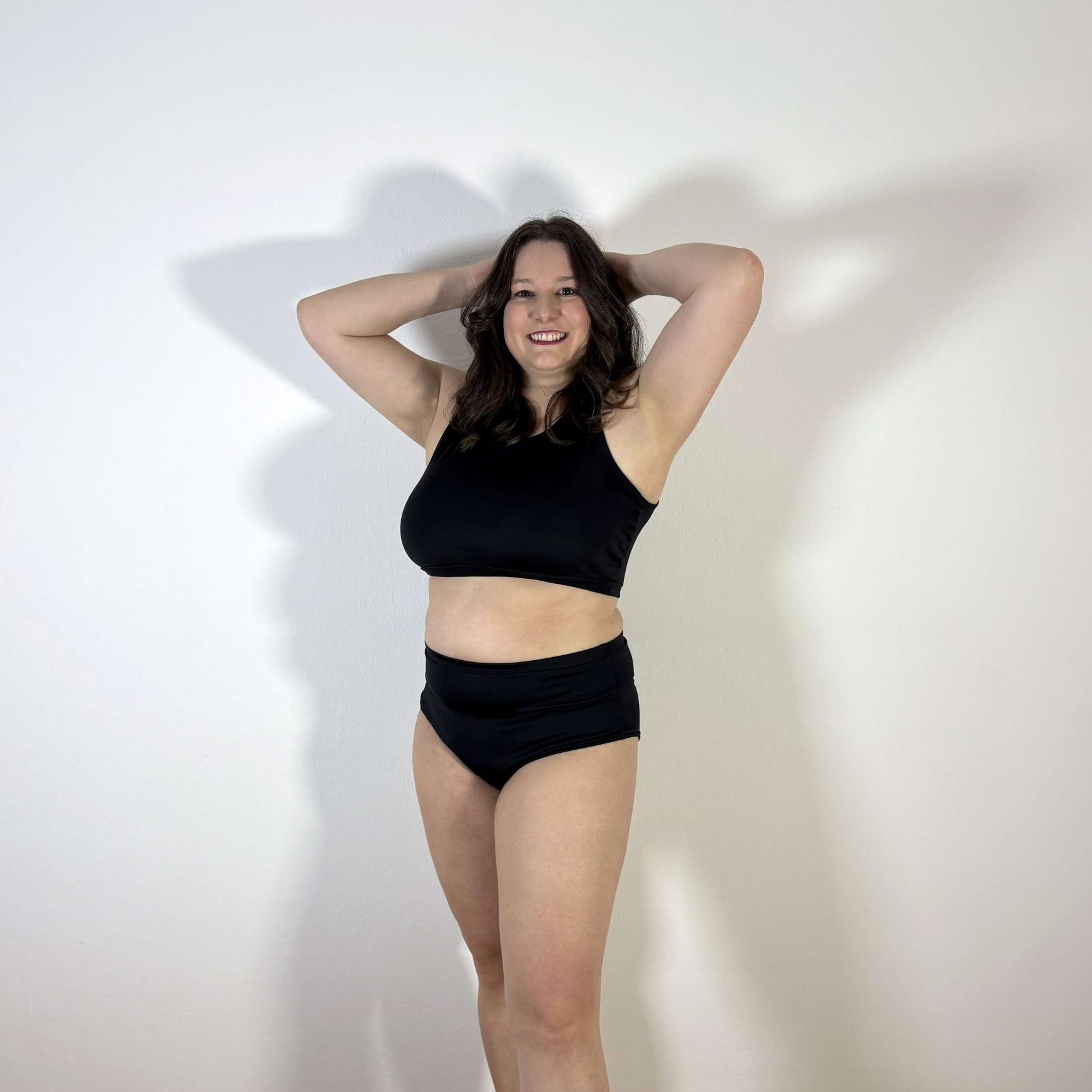 Meniko Poledancekleidung Pole-Höschen Manes midwaist schwarz XXL vorne