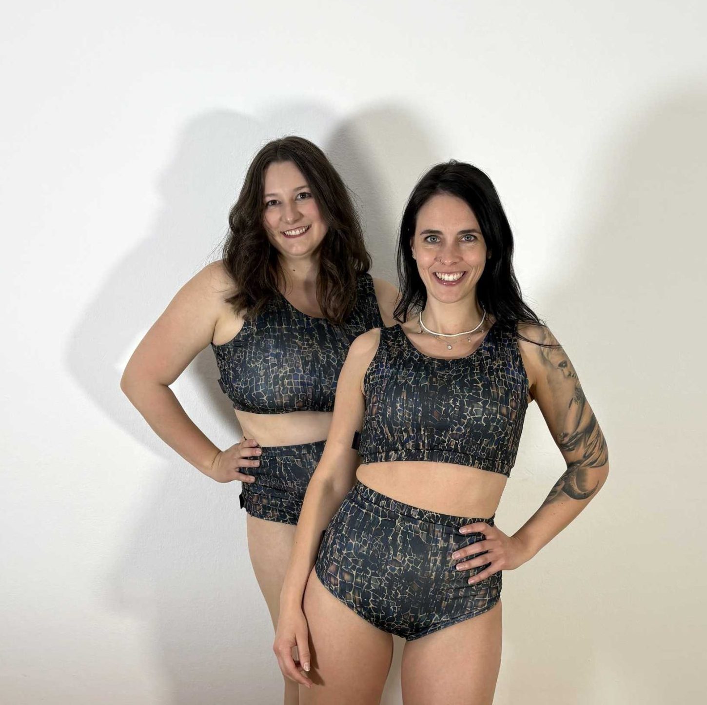 Meniko Poledancekleidung Pole-Oberteil Maline schlange S und XL+