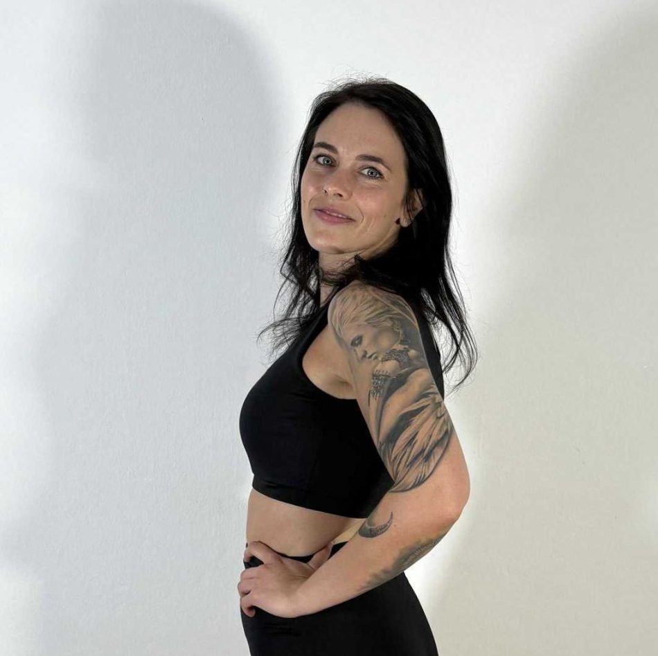 Meniko Poledancekleidung Pole-Oberteil Maline schwarz S seitlich