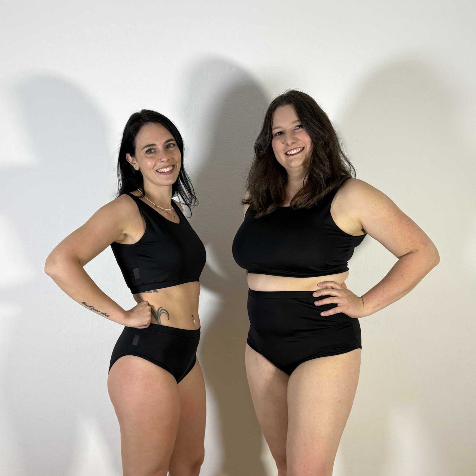 Meniko Poledancekleidung Pole-Oberteil Maline schwarz S und XL+